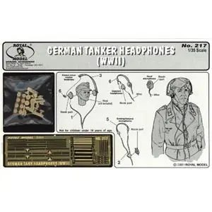 ROYAL 1 35 German tanker headphones Promozione