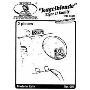 Novità ROYAL 1 35 Tiger II Kugelblende