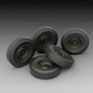 Pagamento Sicuro ROYAL 1 72 GAZ sagged wheels Set 1 35
