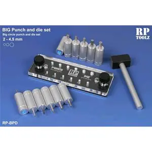 Affare RP TOOLZ Big Punch and die set from 2mm to 4,5mm and a mini hammer.
