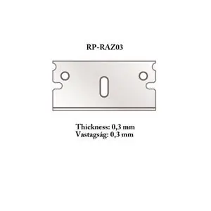 Economico RP TOOLZ set of 5 blades of 0,3mm for miter cutter RPT016-CUTR
