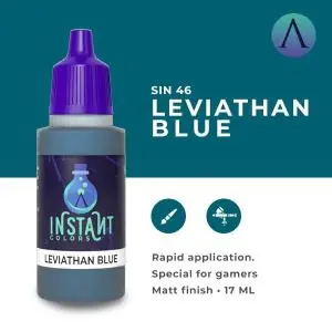 Offerta Speciale SCALE75 INSTANT COLOR LEVIATHAN BLUE - waterbased Acrylic paint 17ml