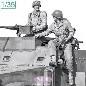 Super Prezzo SOL MODEL 1 35 U.S.Army Crew & M2 cal.50 for M3A1 1 35