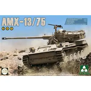 TAKOM MODEL 1 35 IDF Light Tank AMX-13/75 2 in 1 Spedizione Espresso