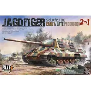 Bestseller TAKOM MODEL 1 35 Jagdtiger early / late Sd.Kfz.186 2in1