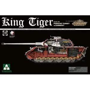 Acquista Ora TAKOM MODEL 1 35 King Tiger Porsche Turret w/Zimmerit - INTERIOR