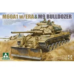 Ultimissimo Modello TAKOM MODEL 1 35 M60A1 w/ ERA & M9 Bulldozer