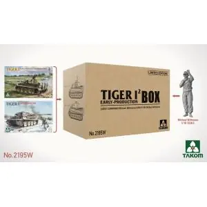Non Perdere TAKOM MODEL 1 35 TIGER I² early production Box & Wittmann