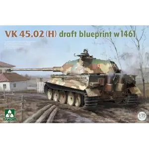 TAKOM MODEL 1 35 VK 45.02 (H) draft blueprint w1461 Saldi