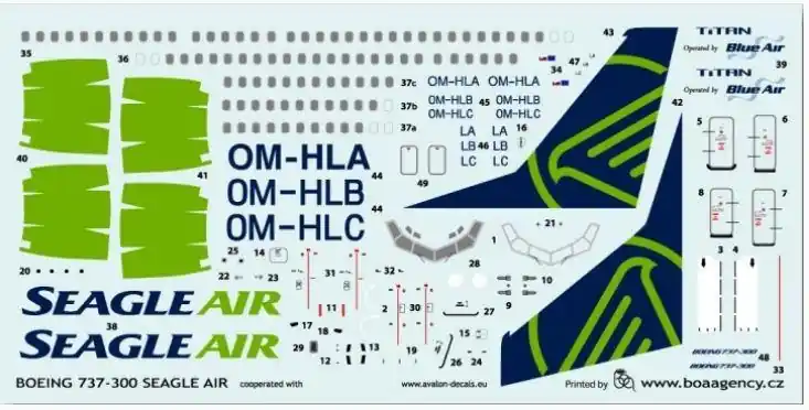 Nuova Collezione BOEING 737-300 SEAGLE AIR