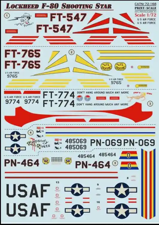 F-80 SHOOTING STAR Esclusivo