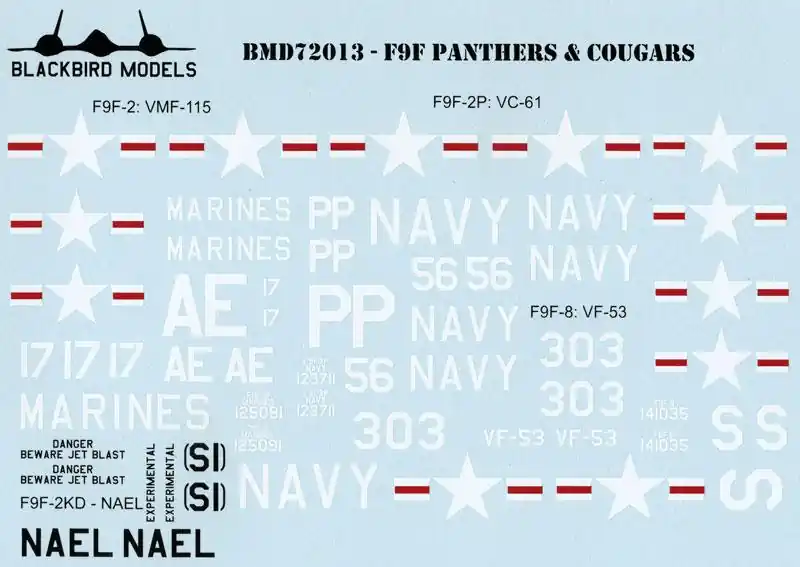 Grumman Panthers & Cougars Quantità Limitata