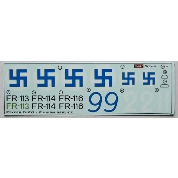 A Buon Prezzo FOKKER D.XXI MERCURY