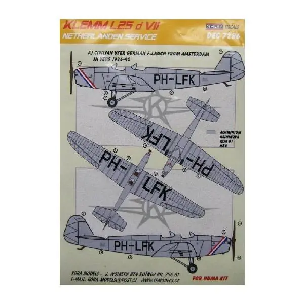 Compra Online KLEMM L 25 D VII (NETHERLANDEN SERVICE)