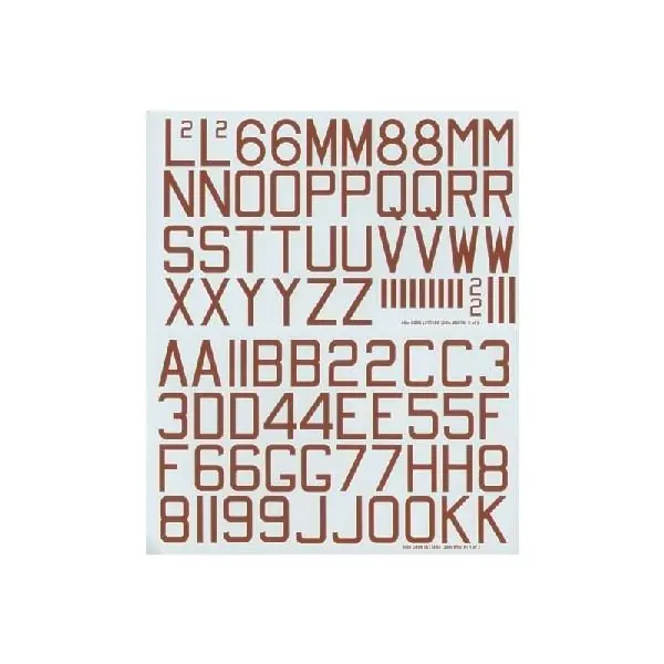 LETTERS AND NUMBERS Professionale