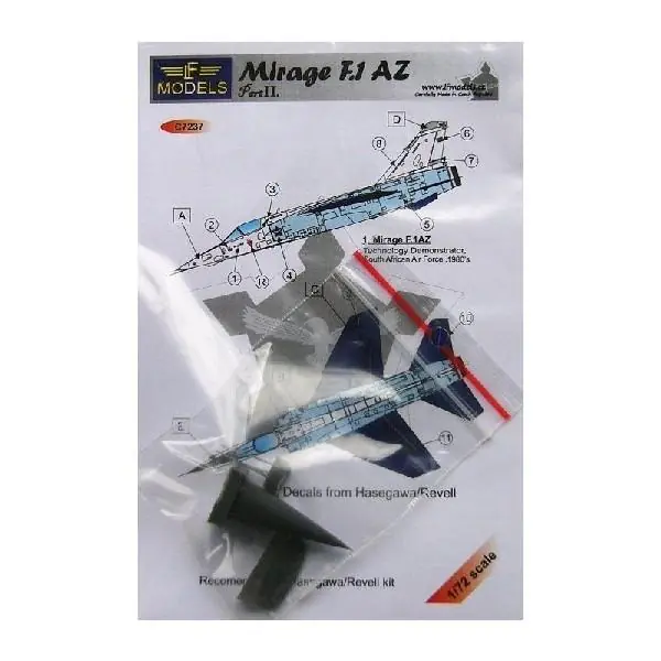 MIRAGE F.1 AZ PART II (INCL.RESIN) Prezzo Di Fabbrica