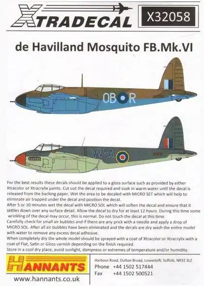 Novità MOSQUITO FB.MK.VI