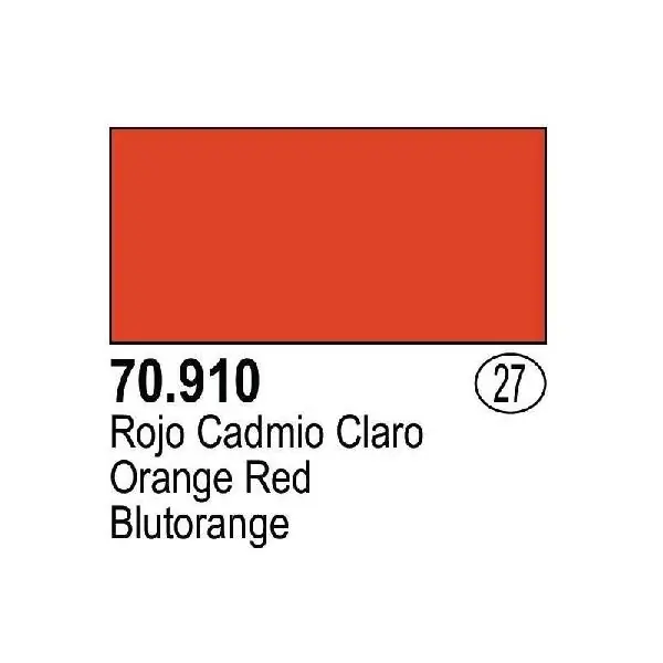 Promo Stagionale 027 ORANGE RED