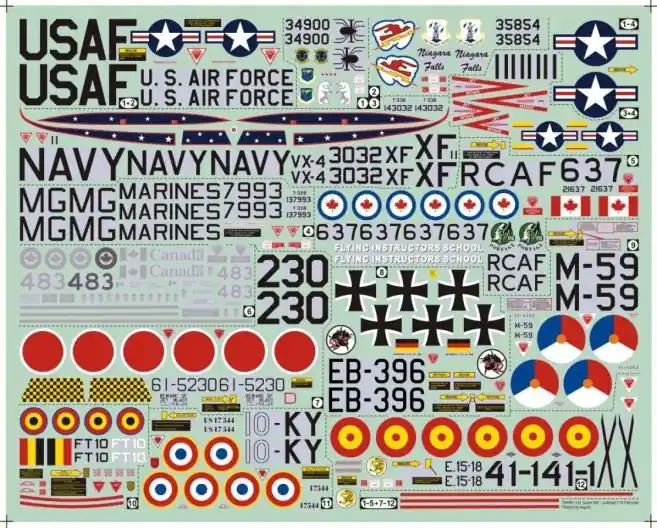 LOCKHEED T-33 COLOURS & MARKINGS Saldi