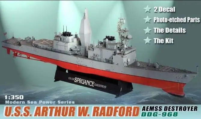 Offerta Limitata USS ARTHUR RADFORD (DD-96