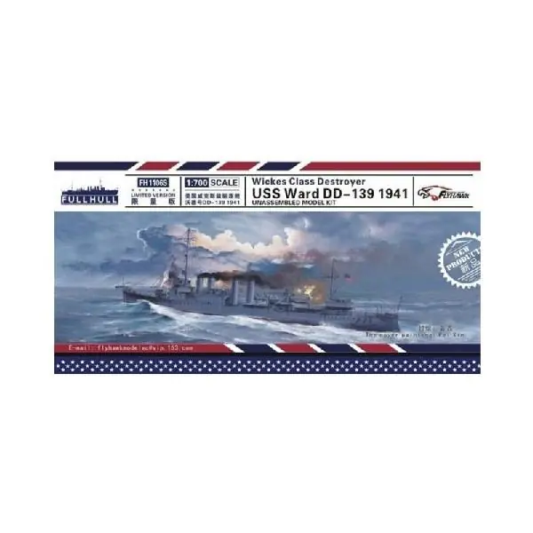 Compra Online WICKES CLASS DESTROYER USS WARD DD-139