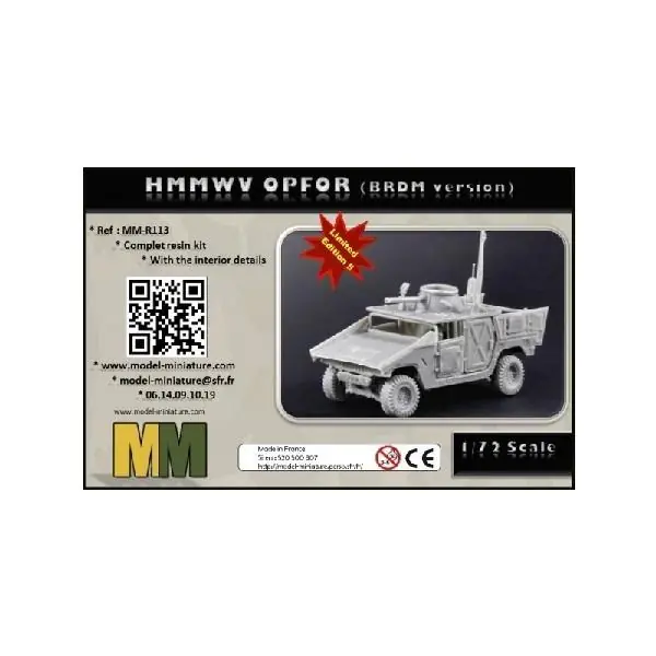 1/72 HMMWV OPFOR (BRDM VERSION) Ultima Occasione
