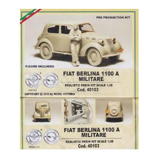 Super Prezzo FIAT BERLINA 1100 A MILITARE