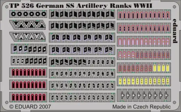 Prezzo Basso GERMAN SS ARTILERY RANKS WWII