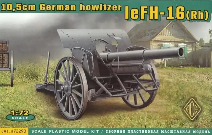 GERMAN WW I HOWITZER 10,5CM LEFH-16(RH) Consegna Rapida