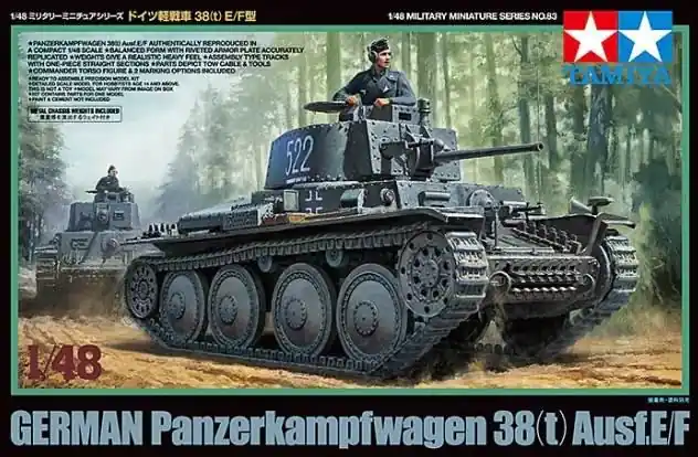 Direttamente Dal Produttore PANZERKAMPFWAGEN 38(T) AUSF.E/F