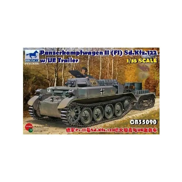 PZKPFW. II(F) SD.KFZ.122 W/UE TRAILER Di Tendenza