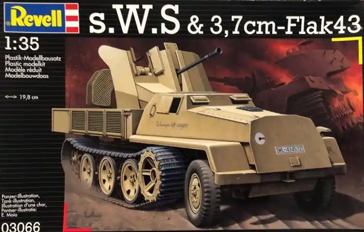 Novità REVELL 03066 s.W.S. & 3,7 cm Flak43
