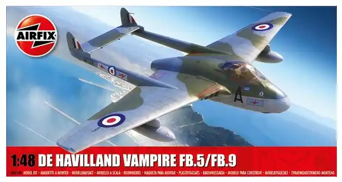 Quantità Limitata AIRFIX A06108 De Havilland Vampire FB.5/FB.9