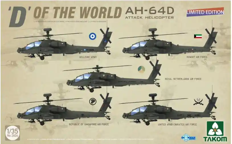 TAKOM 2606 AH-64D Apache Offerta Speciale