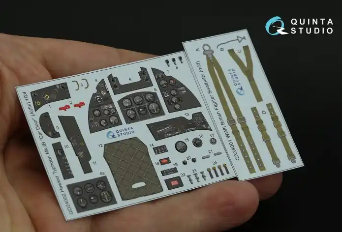 Ultimissimo Modello Hawker Typhoon Decals 3D