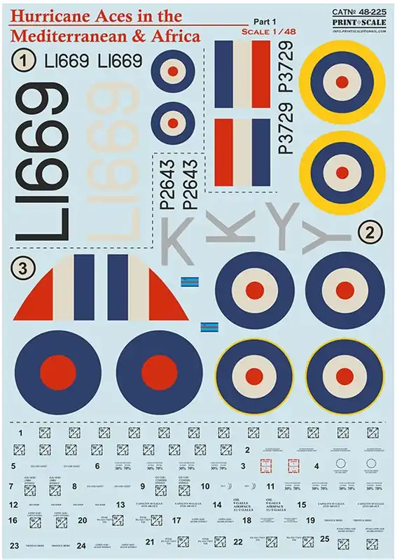 Scelto Dai Clienti Hawker Hurricane Aces Decals