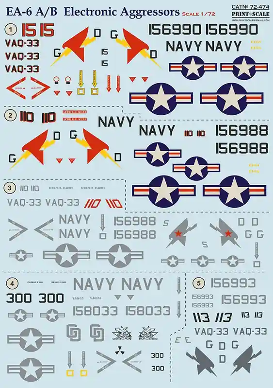 Super Prezzo Grumman EA-6A Intruder Decals