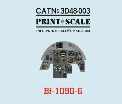 Di Tendenza Messerschmitt Bf 109G-6 Decals 3D