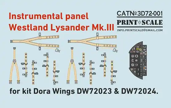 Westland Lysander Mk.III Decals 3D Compra Online