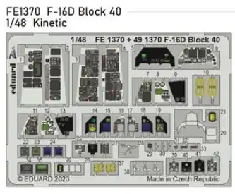 F-16D Photo-Etched Direttamente Dal Produttore