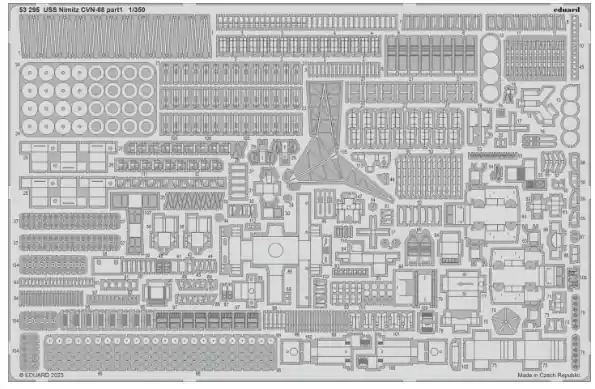 USS Nimitz CVN-68 Photo-Etched Promozione Esclusiva
