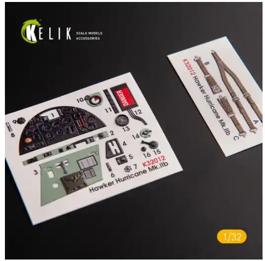 HAWKER HURRICANE MK.IIB DECAL 3D Sconto