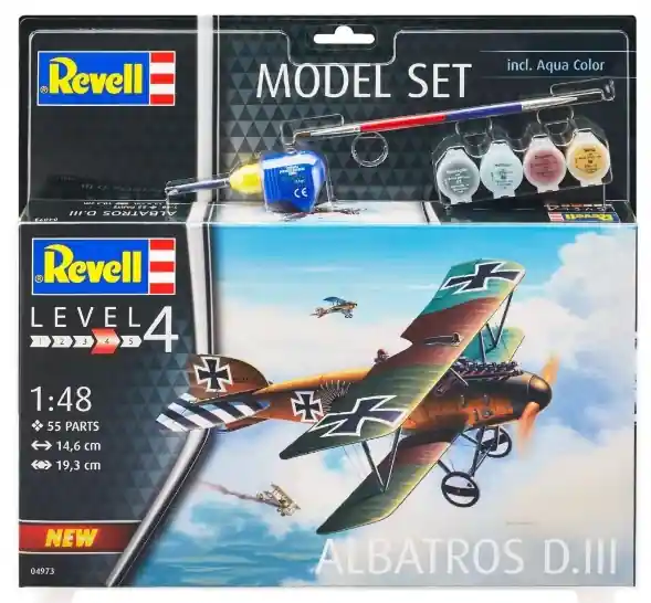 REVELL 64973 Albatros D.III Model Set Direttamente Dal Produttore