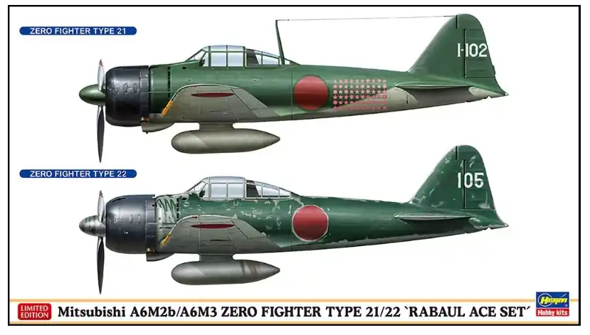 HASEGAWA 02437 Mitsubishi A6M2b/A6M3 Zero Fighter Tipo 21/22 Compra Adesso