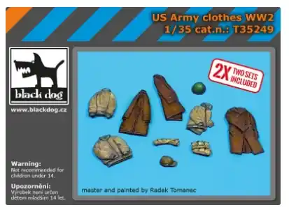 BLACKDOG T35249 Abbigliamento dell‘esercito americano della Seconda Guerra Mondiale (SCATOLA MEDIA) Direttamente Dal Produttore