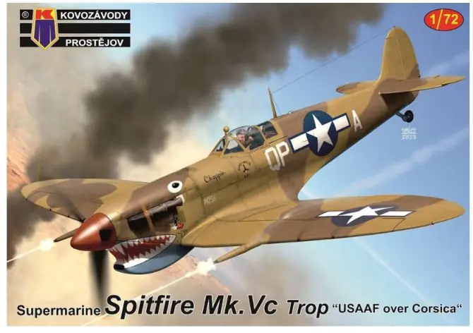 Offerta Limitata Kovozavody Prostejov 72416 Supermarine Spitfire Mk.Vc Trop