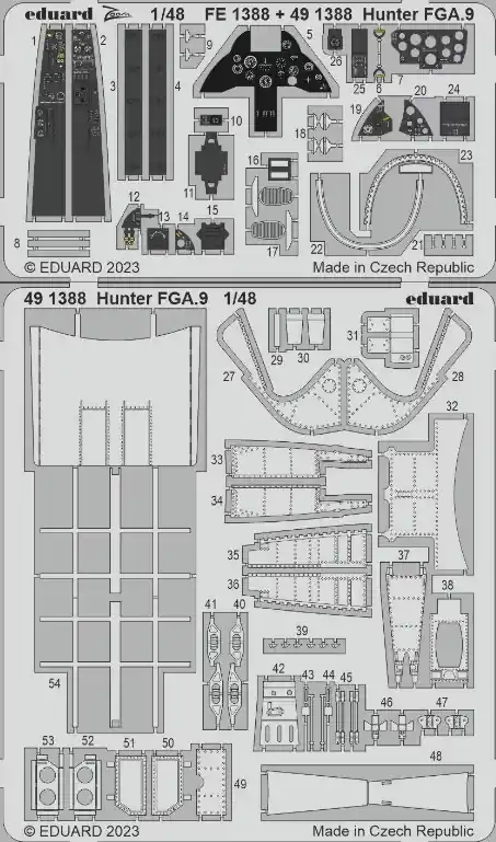 Economico EDUARD 491388 Hunter FGA 9
Fotoinicisioni Per Airfix