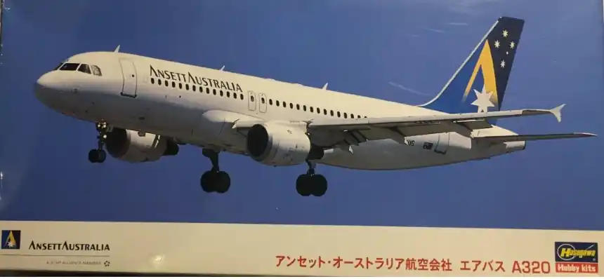 Ultimissimo Modello HASEGAWA 10622 Ansett Australia A320