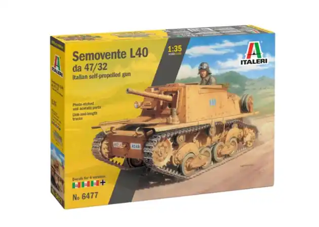 ITALERI 6477 Semovente L40 da 47-32 Subito Disponibile