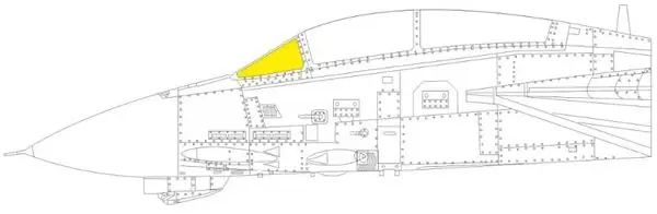 EDUARD MASK EX988 - F-14B TFace Foglio di mascheratura per parabrezza per Great Wall Hobby Prezzo Di Fabbrica